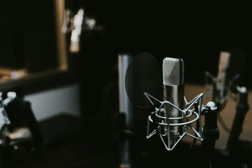 Professional Podcast And Studio Microphone Setup