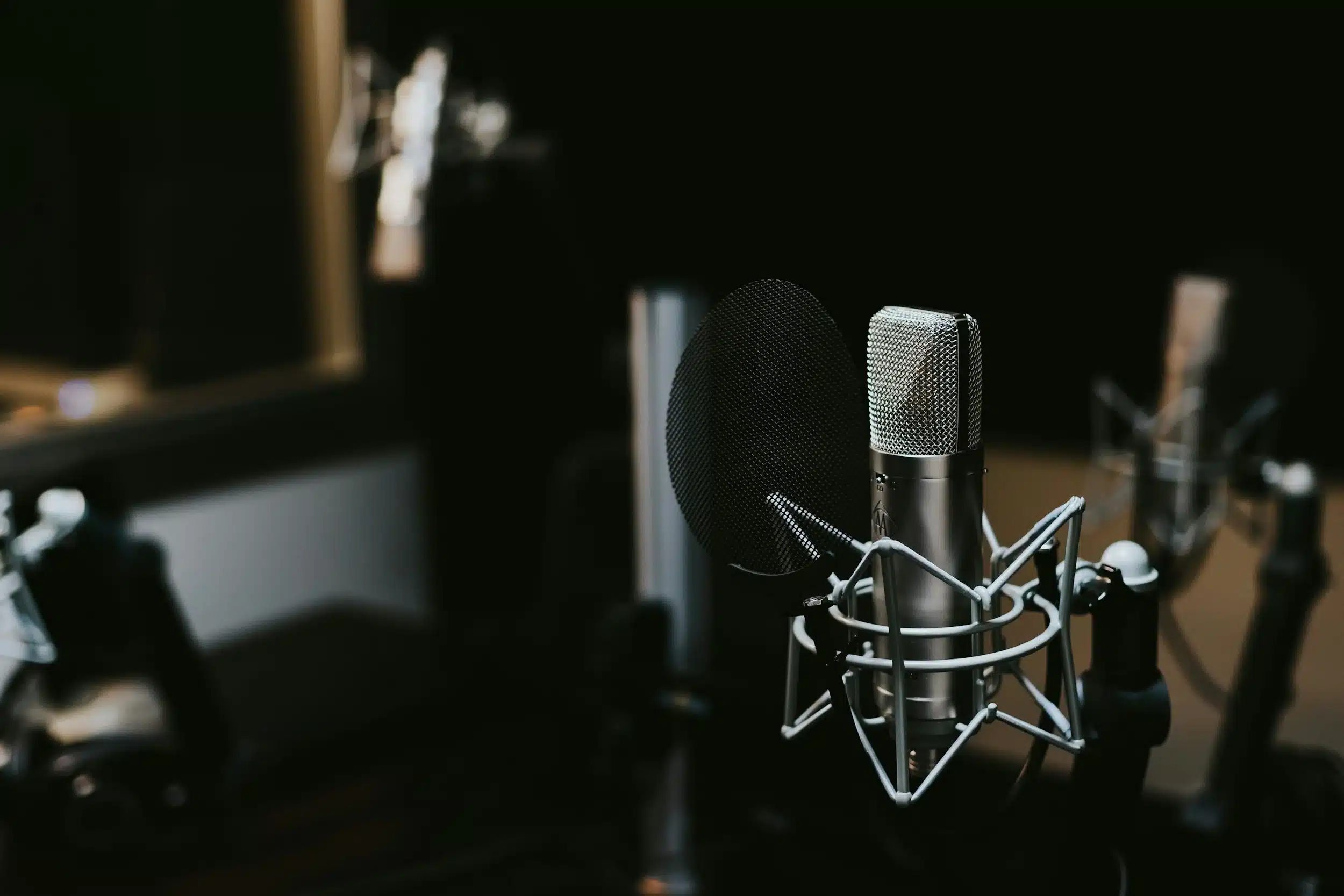 Professional Podcast And Studio Microphone Setup