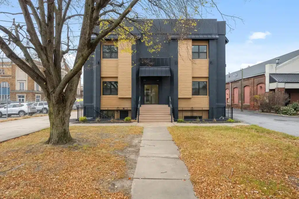 Contemporary Black Building