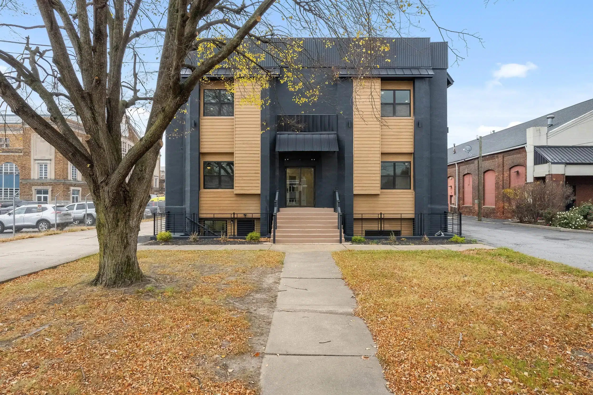 Contemporary Black Building