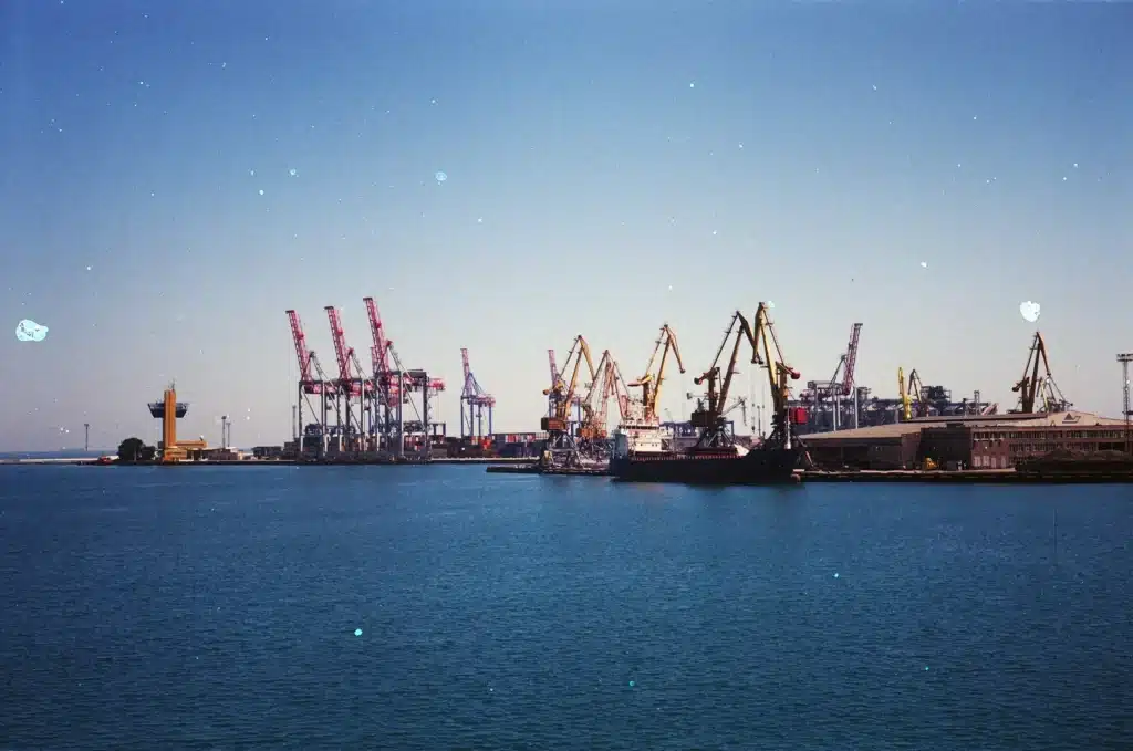 Port Cranes and Ships