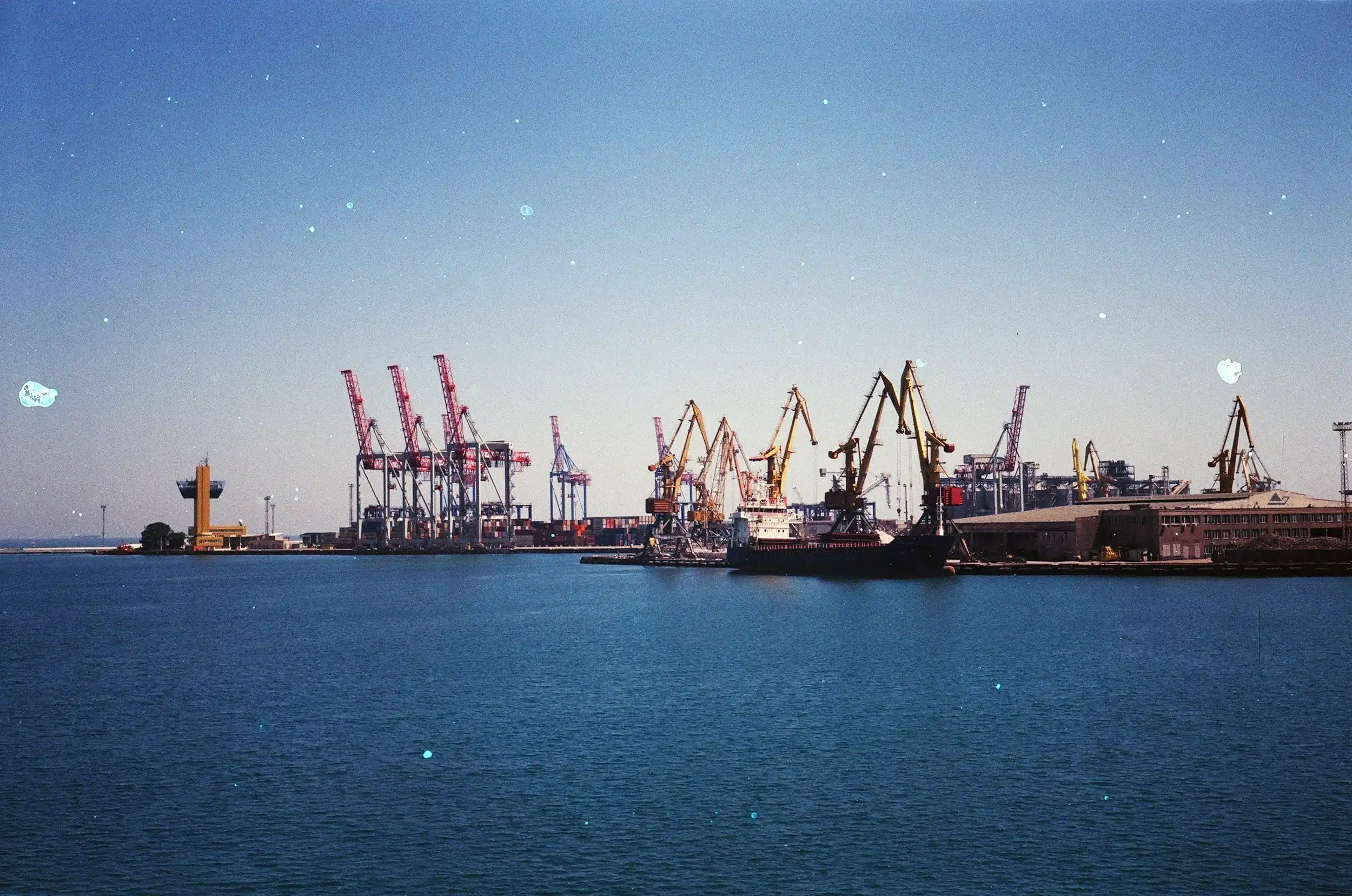Port Cranes and Ships